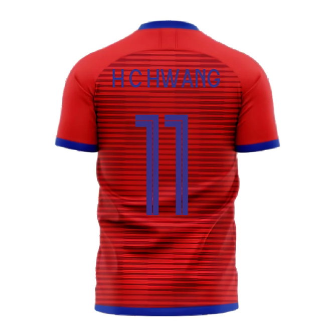 South Korea 2025-2026 Home Concept Football Kit (Libero) (H C HWANG 11)