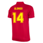 Spain 1984 Retro Football Shirt (ALONSO 14)