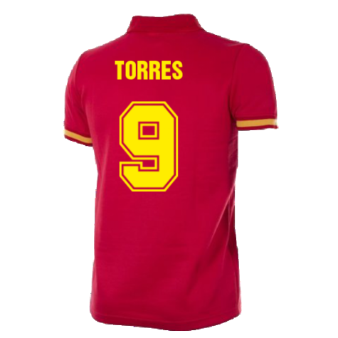 Spain 1988 Retro Football Shirt (TORRES 9)