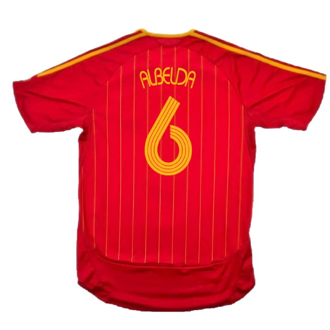 Spain 2005-07 Home (Excellent) (Albelda 6)