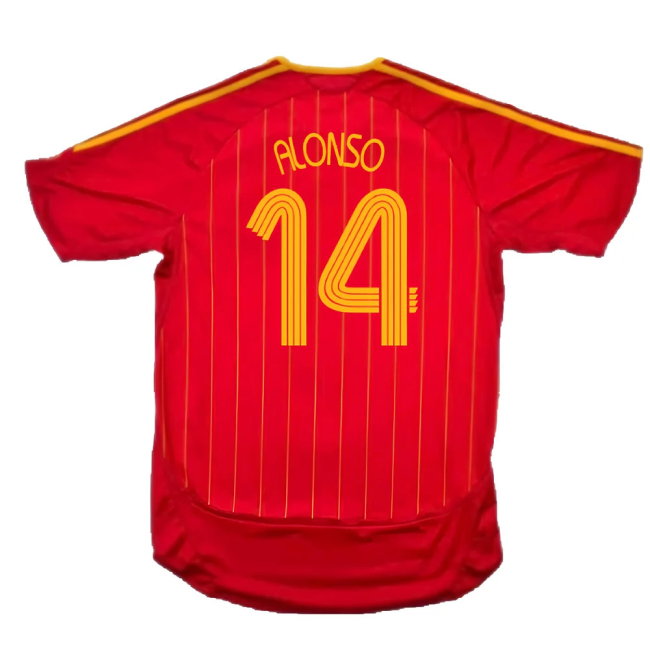 Spain 2005-07 Home (Excellent) (Alonso 14)