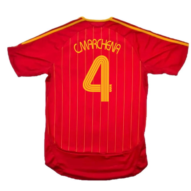 Spain 2005-07 Home (Excellent) (C.Marchena 4)