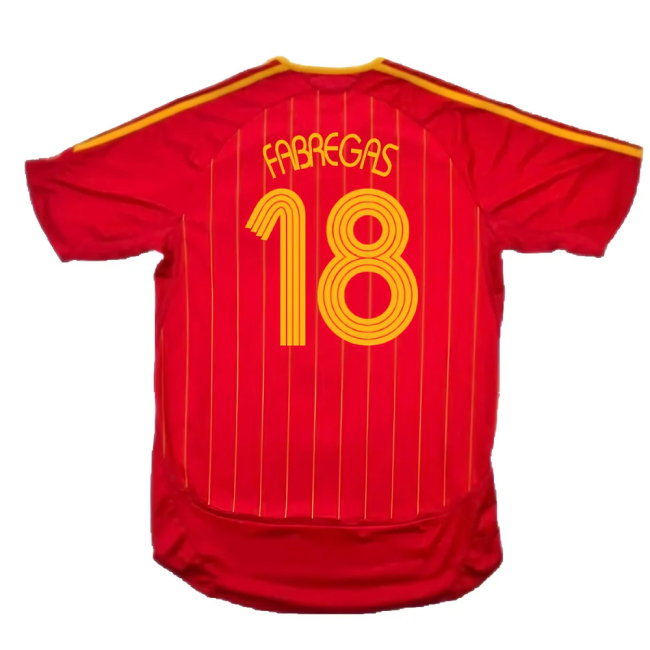 Spain 2005-07 Home (Excellent) (Fabregas 18)