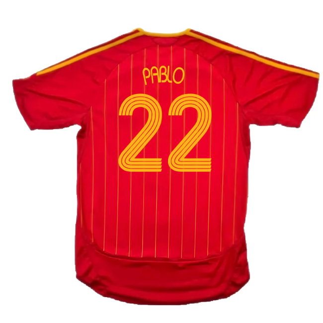 Spain 2005-07 Home (Excellent) (Pablo 22)