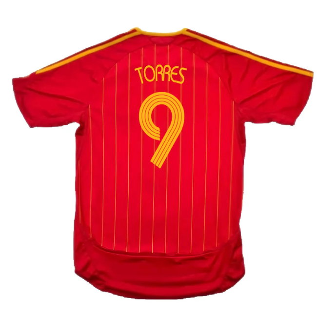 Spain 2005-07 Home (Excellent) (Torres 9)