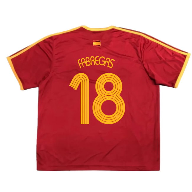 Spain 2006-07 Basic Home Shirt (S) (Excellent) (Fabregas 18)