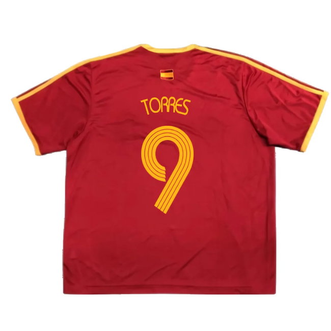 Spain 2006-07 Basic Home Shirt (S) (Excellent) (Torres 9)
