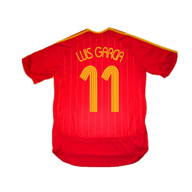 Spain 2006-08 Home Shirt (S) (Excellent) (Luis Garcia 11)
