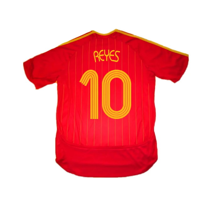 Spain 2006-08 Home Shirt (S) (Excellent) (Reyes 10)