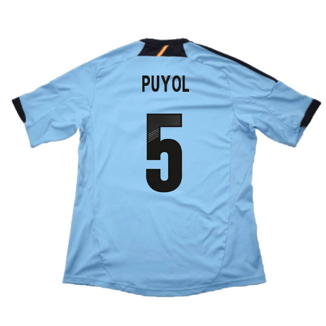 Spain 2012-13 Away Shirt (XLB) (Very Good) (Puyol 5)