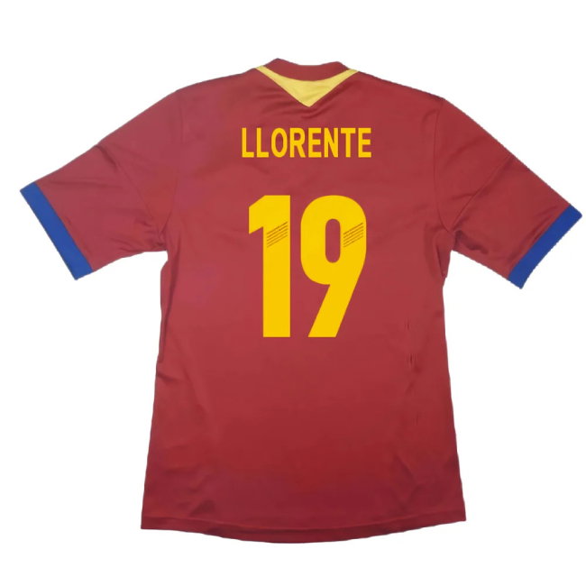Spain 2013-14 Home Shirt (S) (Excellent) (Llorente 19)