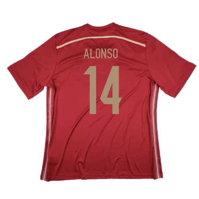 Spain 2014-15 Home Shirt (XS) (Excellent) (Alonso 14)