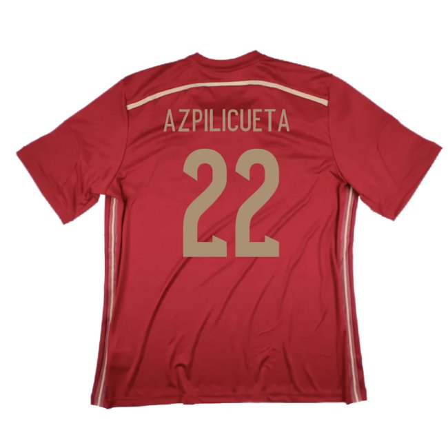 Spain 2014-15 Home Shirt (XS) (Excellent) (Azpilicueta 22)