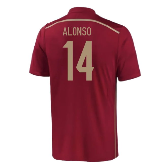 Spain 2015-16 Home Shirt (2-3y) (Mint) (Alonso 14)