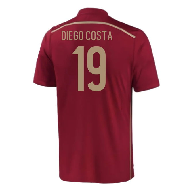 Spain 2015-16 Home Shirt (2-3y) (Mint) (Diego Costa 19)