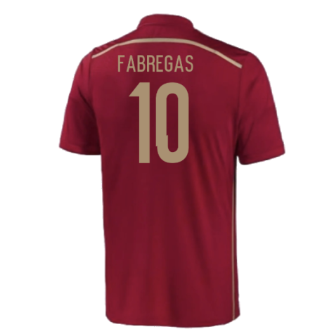 Spain 2015-16 Home Shirt (2-3y) (Mint) (Fabregas 10)
