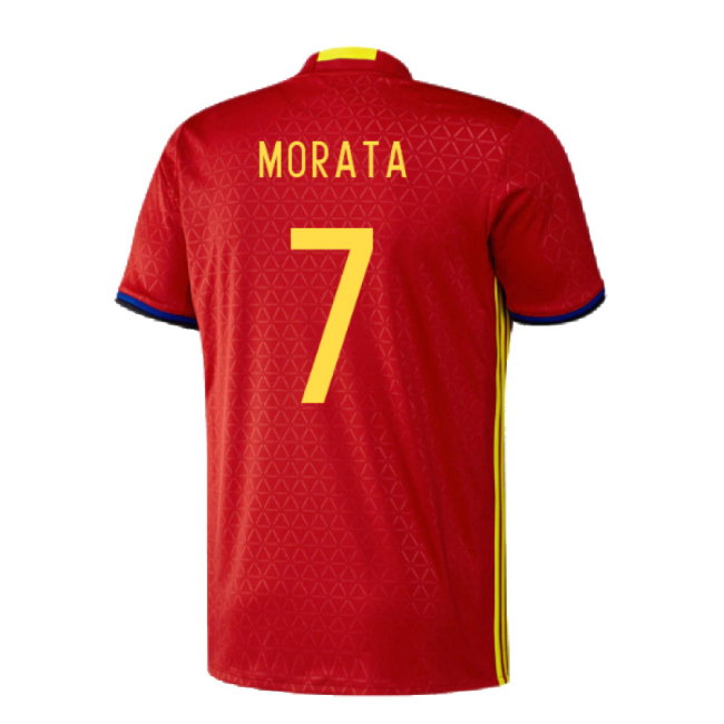 Spain 2016-17 Home Shirt (XS) (Excellent) (Morata 7)