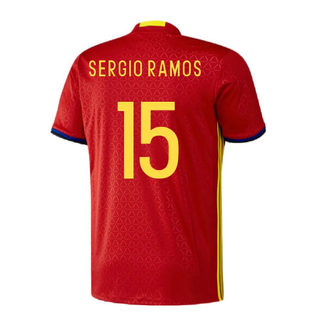 Spain 2016-17 Home Shirt (XS) (Excellent) (Sergio Ramos 15)