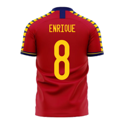 Spain 2025-2026 Home Concept Football Kit (Libero) (ENRIQUE 8)