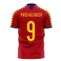 Spain 2023-2024 Home Concept Football Kit (Libero) (PACO ALCACER 9)