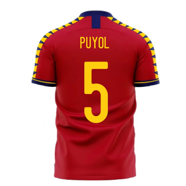Spain 2025-2026 Home Concept Football Kit (Libero) (PUYOL 5)
