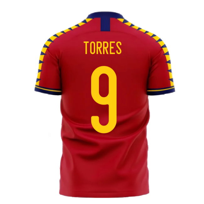 Spain 2025-2026 Home Concept Football Kit (Libero) (TORRES 9)