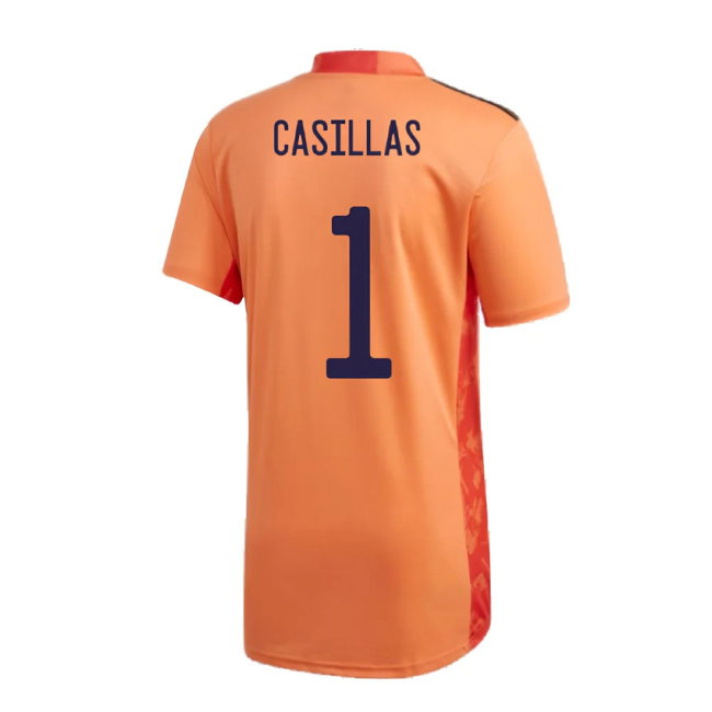 Spain 2020-21 Home Goalkeeper Shirt (L) (BNWT) (Casillas 1)