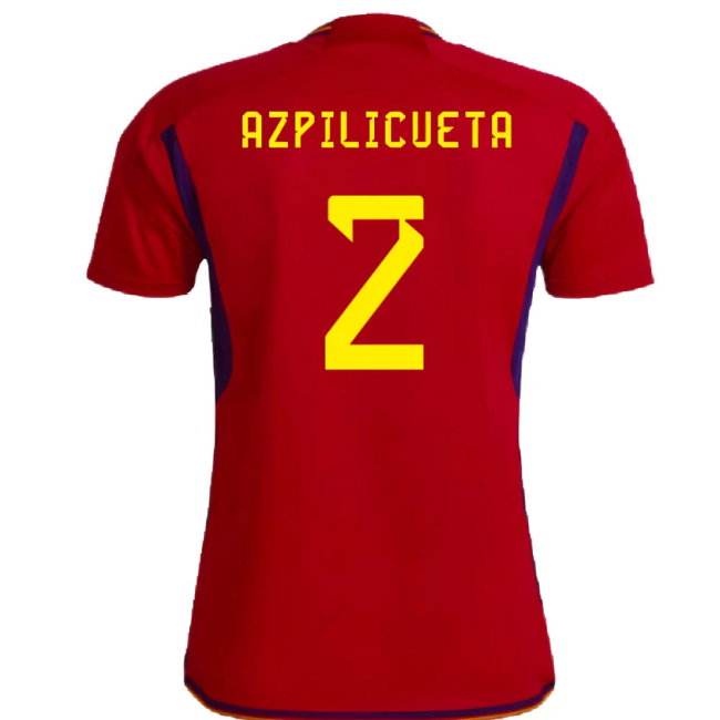 Spain 2022-23 Home Shirt (Womens XL-) (Azpilicueta 2) (Mint)