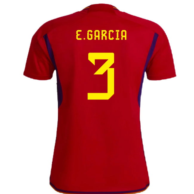 Spain 2022-23 Home Shirt (Womens XL-) (E.Garcia 3) (Mint)