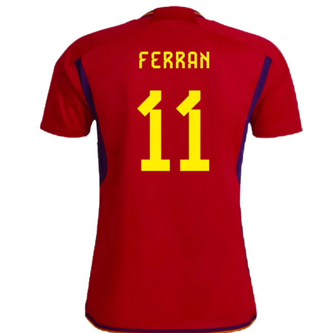 Spain 2022-23 Home Shirt (Womens XL-) (Ferran 11) (Mint)