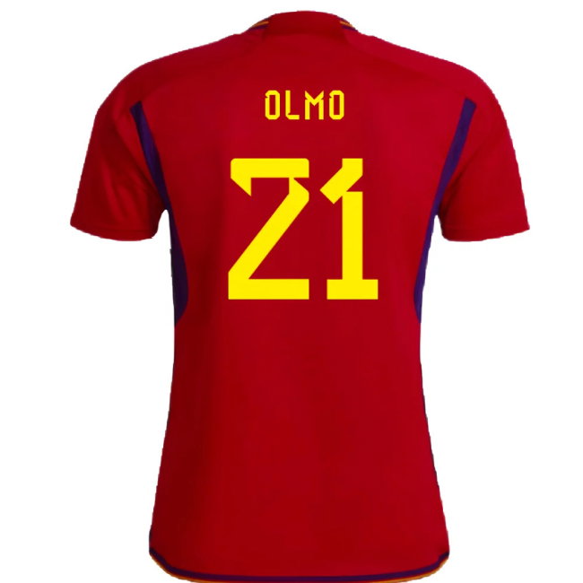 Spain 2022-23 Home Shirt (Womens XL-) (Olmo 21) (Mint)