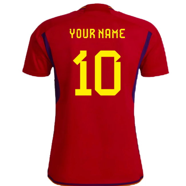 Spain 2022-23 Home Shirt (Womens XL-) (Your Name 10) (Mint)