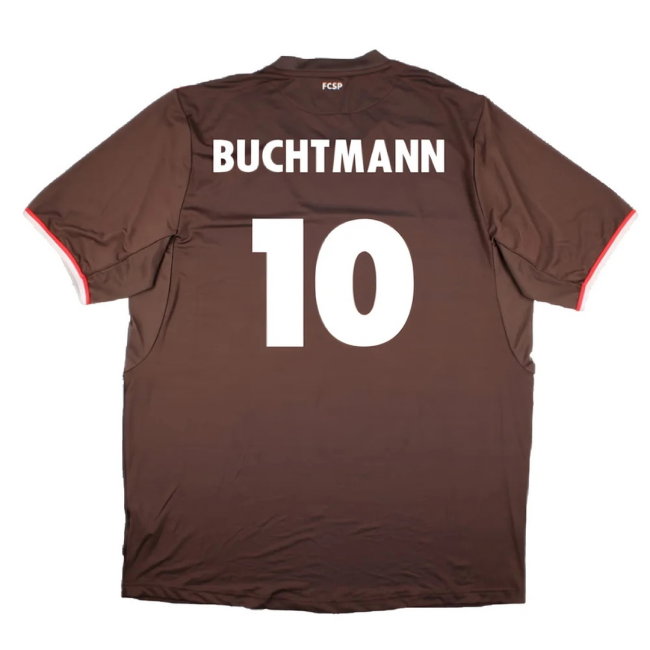 St. Pauli 2013-14 Home Shirt (Sponsorless) (XXL) (Mint) (Buchtmann 10)