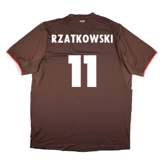 St. Pauli 2013-14 Home Shirt (Sponsorless) (XXL) (Mint) (Rzatkowski 11)