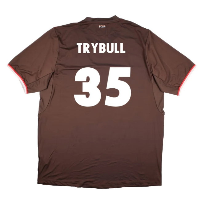 St. Pauli 2013-14 Home Shirt (Sponsorless) (XXL) (Mint) (Trybull 35)