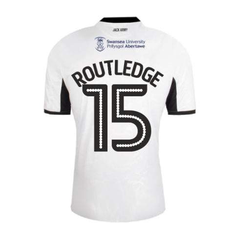 Swansea City 2019-20 Home Shirt ((Good) M) (Routledge 15)