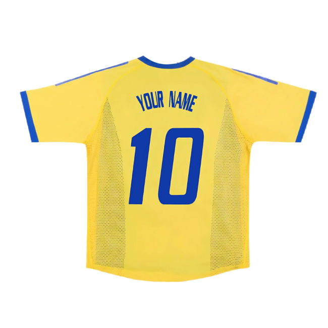 Sweden 2002-03 Home Shirt ((Very Good) S) (Your Name)