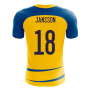 Sweden 2022-2023 Home Concept Football Kit (Airo) (JANSSON 18)