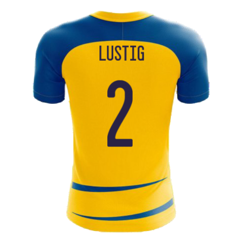 Sweden 2025-2026 Home Concept Football Kit (Airo) (LUSTIG 2)
