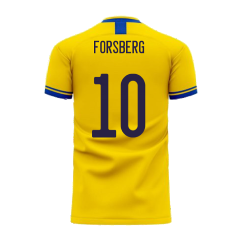 Sweden 2023-2024 Home Concept Football Kit (Libero) (FORSBERG 10)