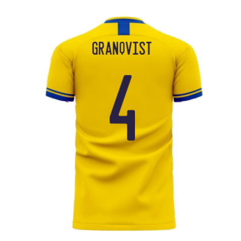 Sweden 2023-2024 Home Concept Football Kit (Libero) (GRANQVIST 4)