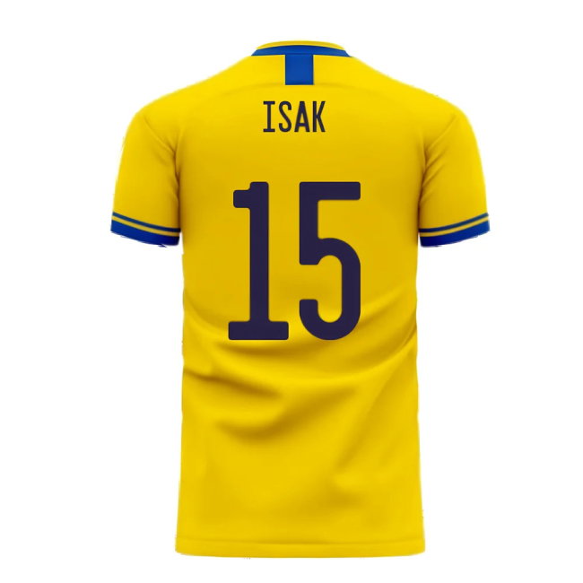 Sweden 2025-2026 Home Concept Football Kit (Libero) (ISAK 15)