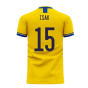 Sweden 2022-2023 Home Concept Football Kit (Libero) (ISAK 15)