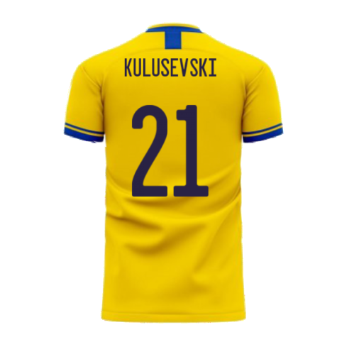 Sweden 2023-2024 Home Concept Football Kit (Libero) (KULUSEVSKI 21)