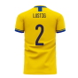 Sweden 2023-2024 Home Concept Football Kit (Libero) (LUSTIG 2)