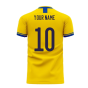 Sweden 2023-2024 Home Concept Football Kit (Libero) (Your Name)