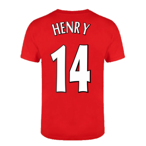 The Invincibles 49 Unbeaten T-Shirt (Red) (HENRY 14)