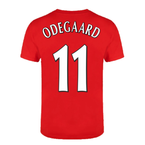 The Invincibles 49 Unbeaten T-Shirt (Red) (ODEGAARD 11)