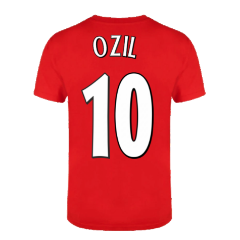 The Invincibles 49 Unbeaten T-Shirt (Red) (OZIL 10)
