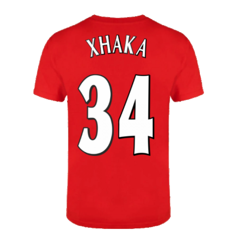 The Invincibles 49 Unbeaten T-Shirt (Red) (XHAKA 34)